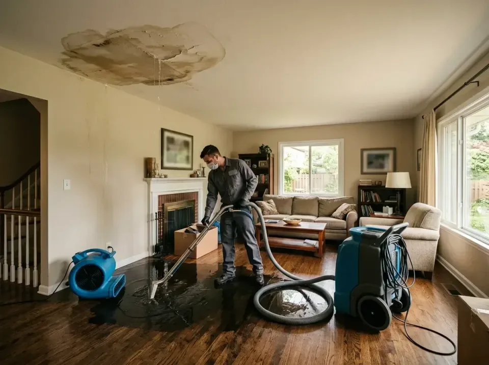 attic-pipe-burst-ceiling-drip-008 — frequently asked questions, Water Damage Restoration & Carpet Care in Independence, IA